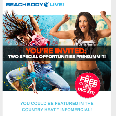 Beachbody LIVE - Email