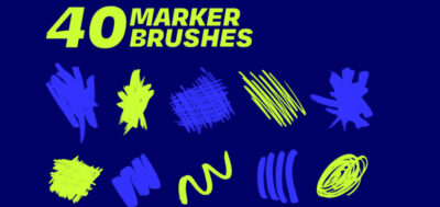 Custom Marker Brushes for Adobe Photoshop