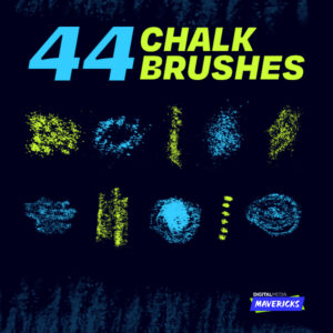 Hand Crafted Unique Chalk style brushes for photoshop