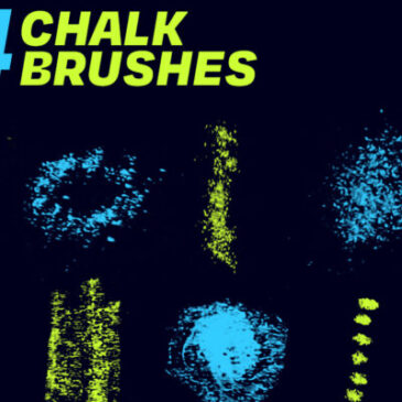 44 Chalk Brushes for Photoshop