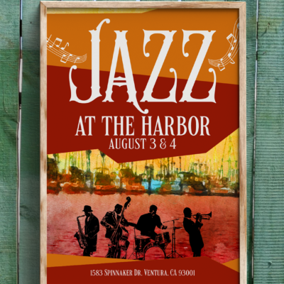 Poster Design - Jazz - using LHF Blue Ridge by letterheadfonts.com