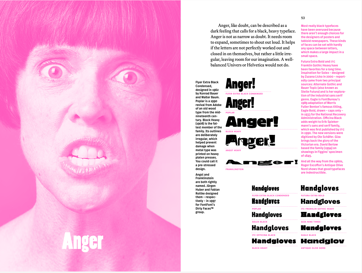 How to Convey Emotions With Type - Anger