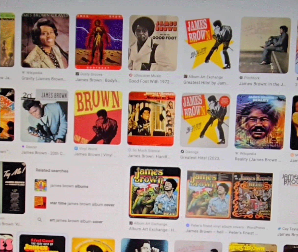 Graphic Design of James Brown